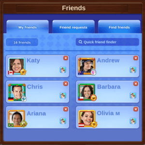 Play Solitaire online with friends - how to add friends to