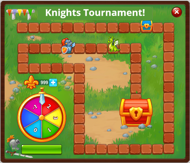 knights tournament board game