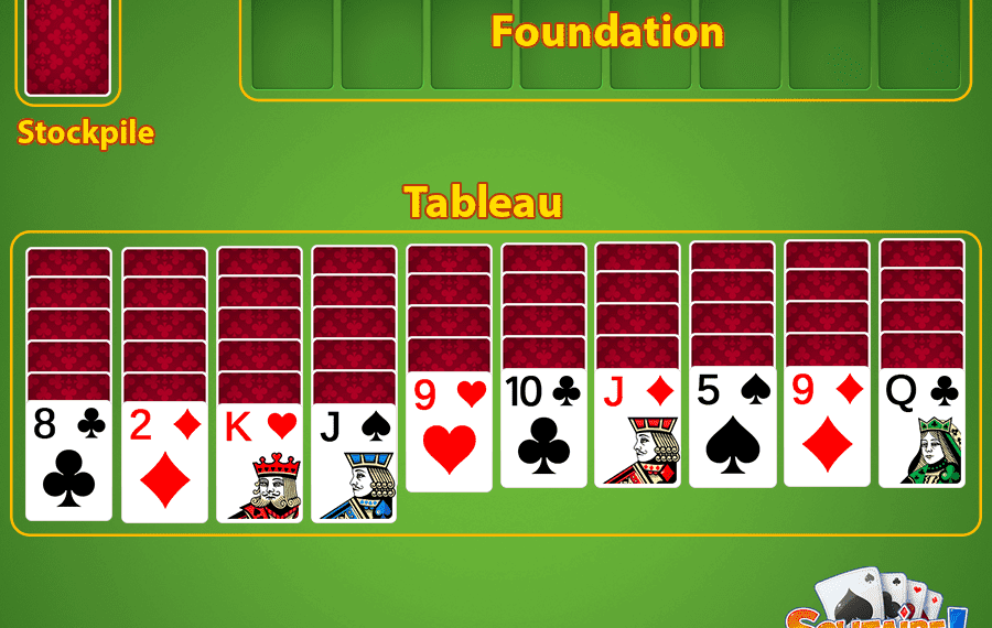 Spider Solitaire 2 Suits: Play Online for Free