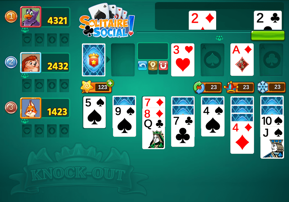 123 Free Solitaire - Spider Two Suits Solitaire