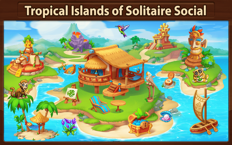 Tropical Adventure on Solitaire Social