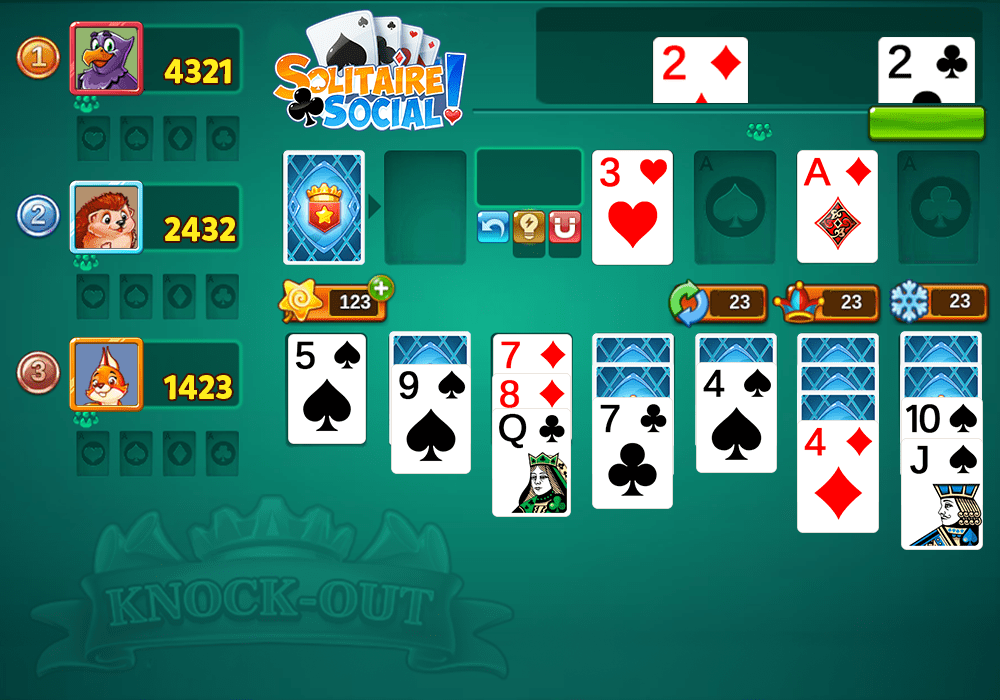Multiplayer Solitaire Social game