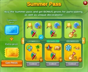 extra prizes with Summer pass