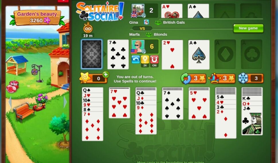 Solitaire App Against Browser Game