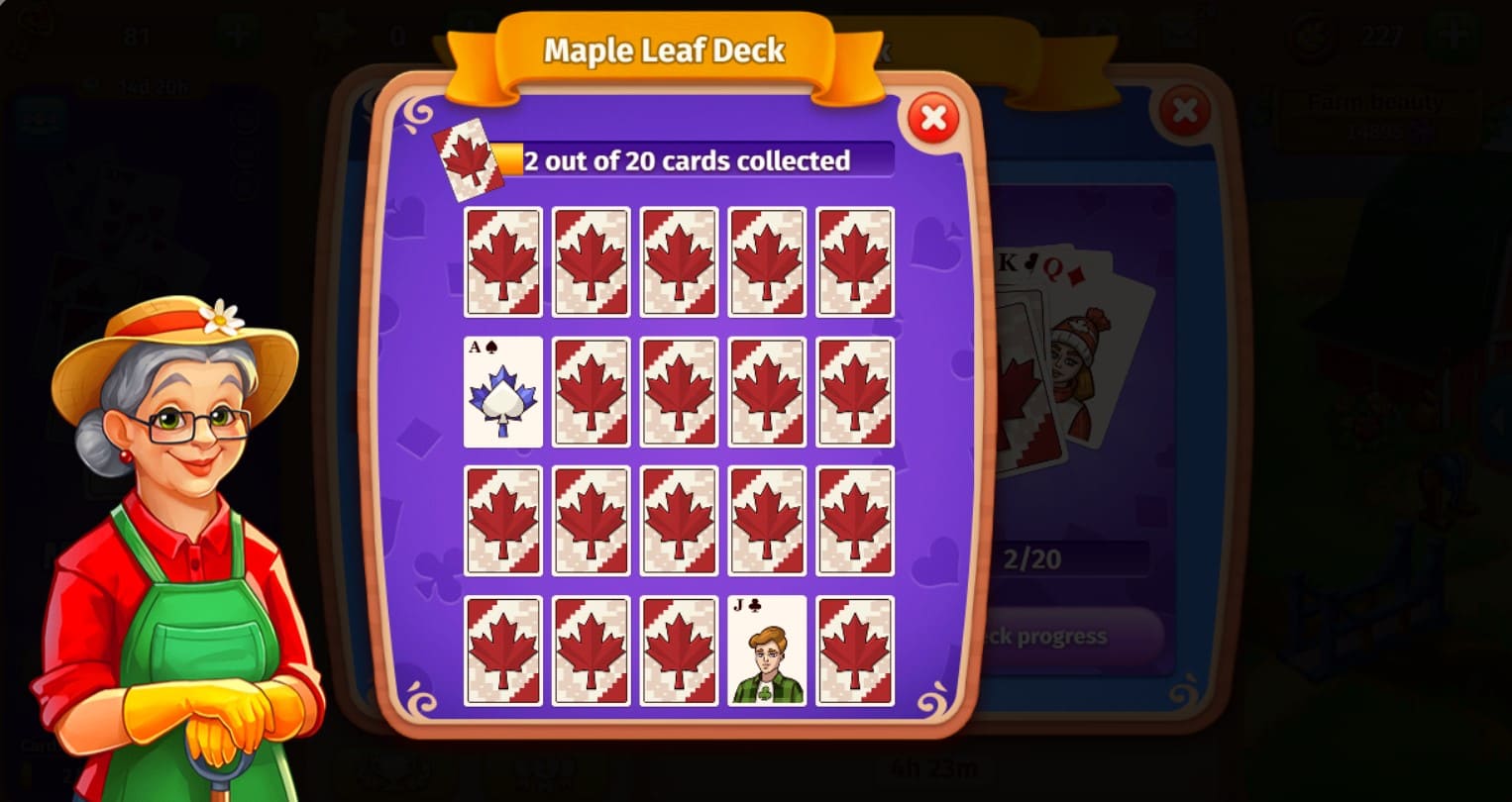 Maple Leaf Deck on Solitaire Social