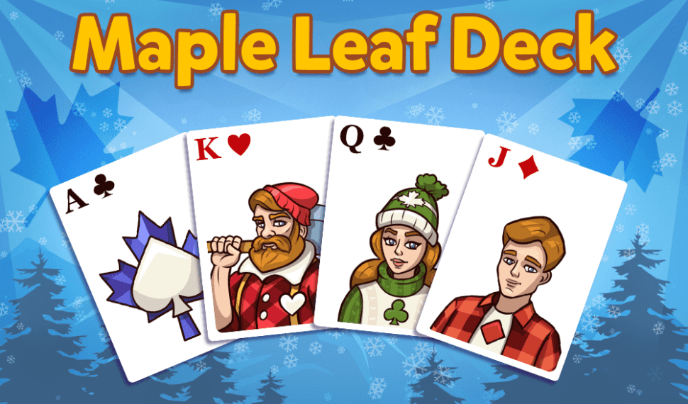 Maple Leaf Deck - new Canadian cards in Solitaire Social