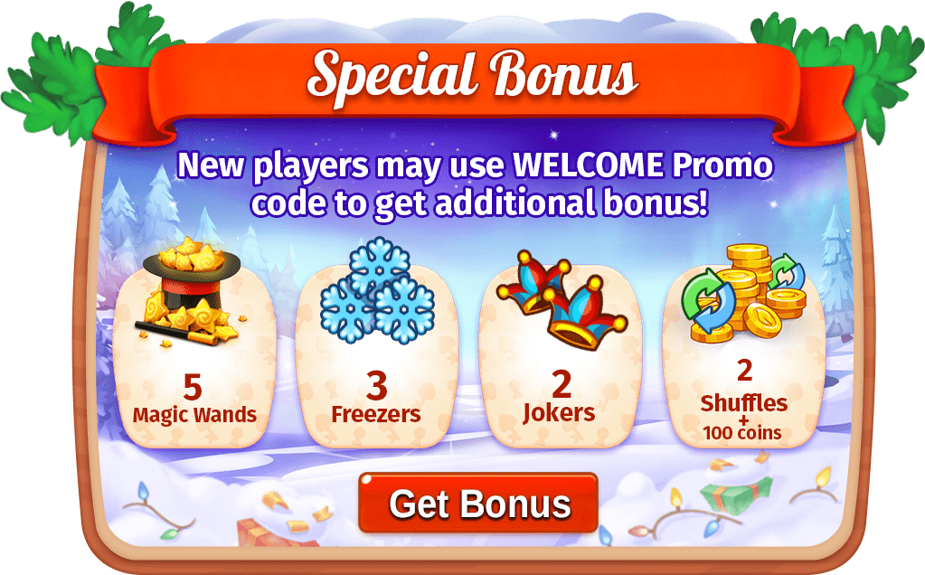 Welcome bonus for new players