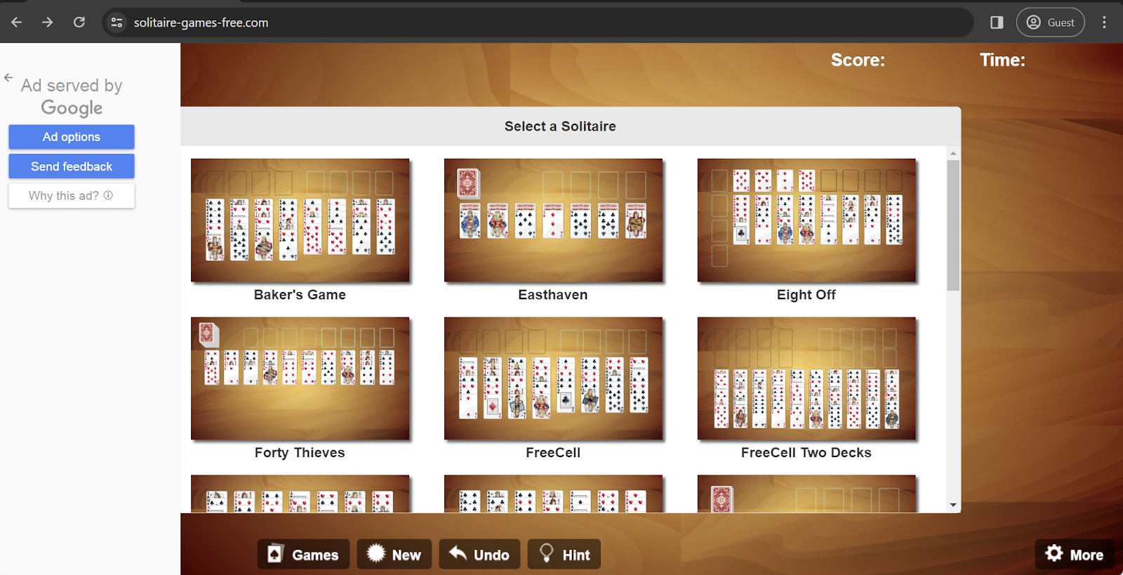 Double Deck Freecell Card Game Play Online And Free Solitaire Social